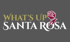 What's Up Santa Rosa Gray Logo